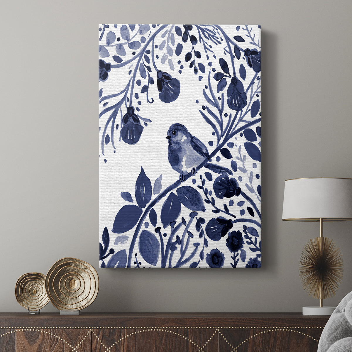 Indigo Song II - Canvas Art Print