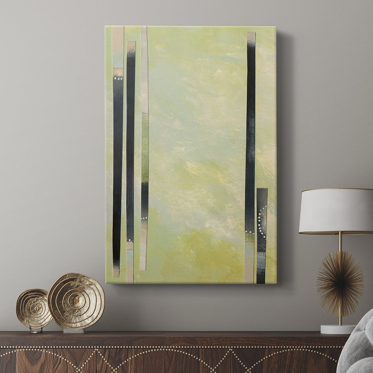 Neutral Assemblage II - Canvas Art Print