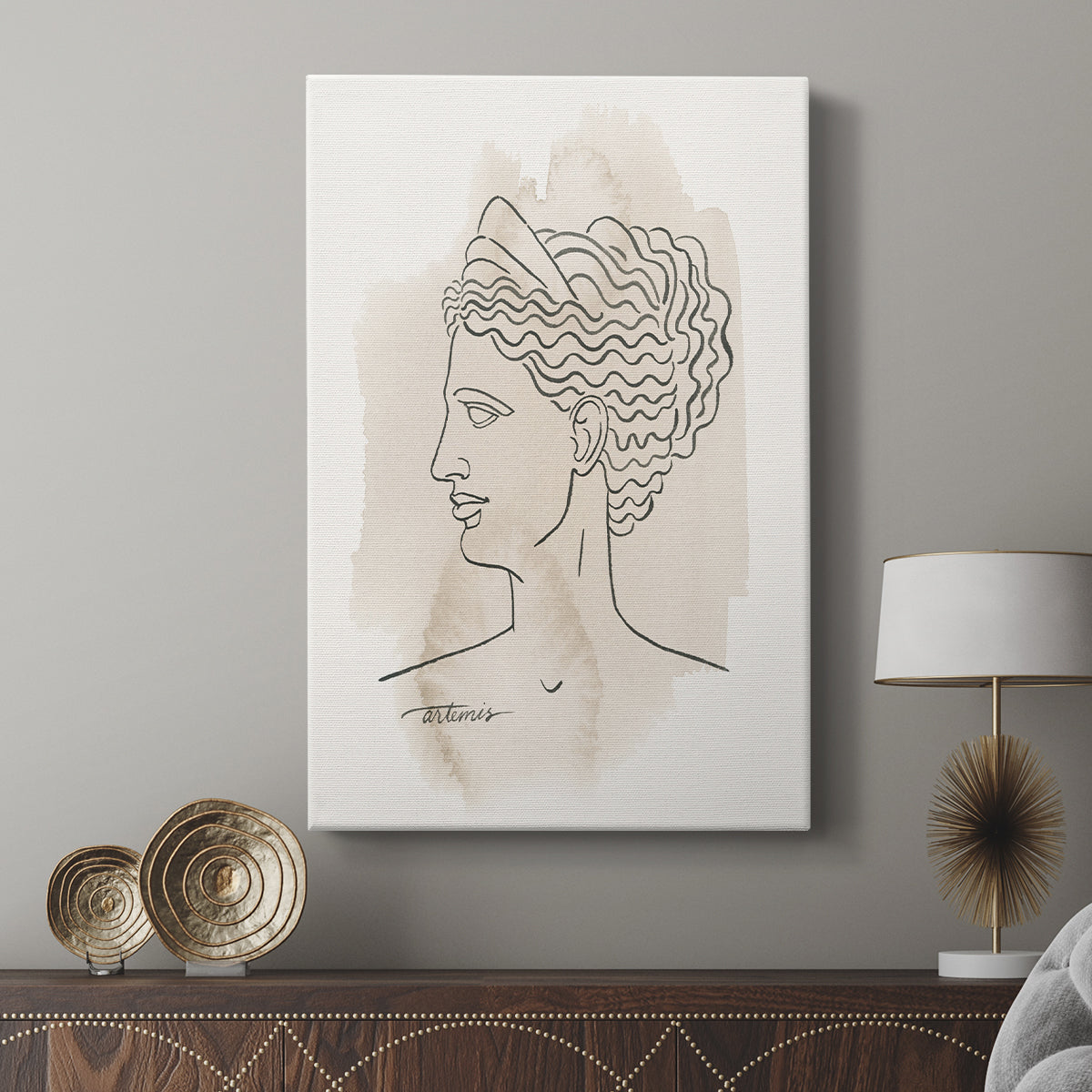 Greek Busts VI - Canvas Art Print