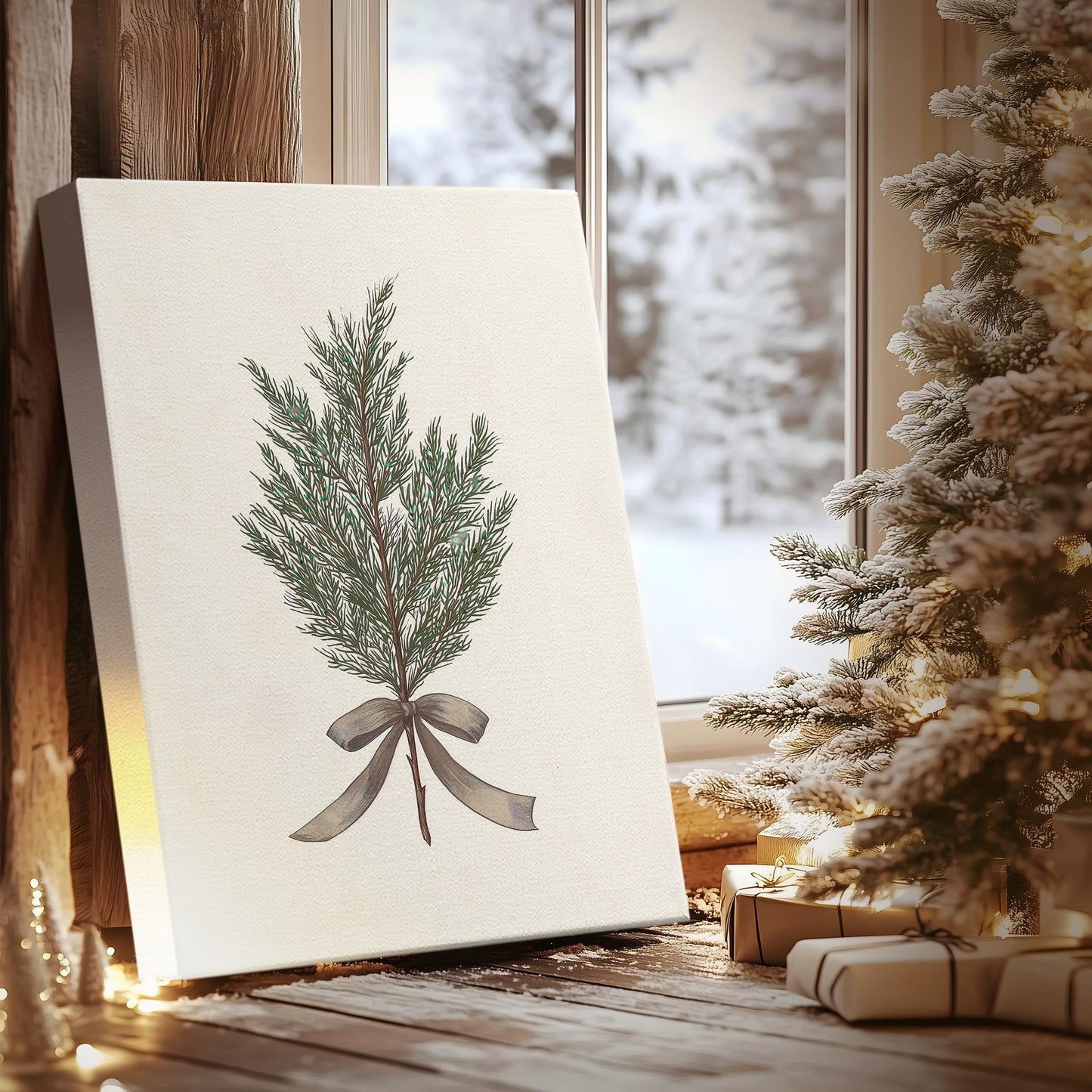 Twilight of Frostlit Bells - Canvas Art Print