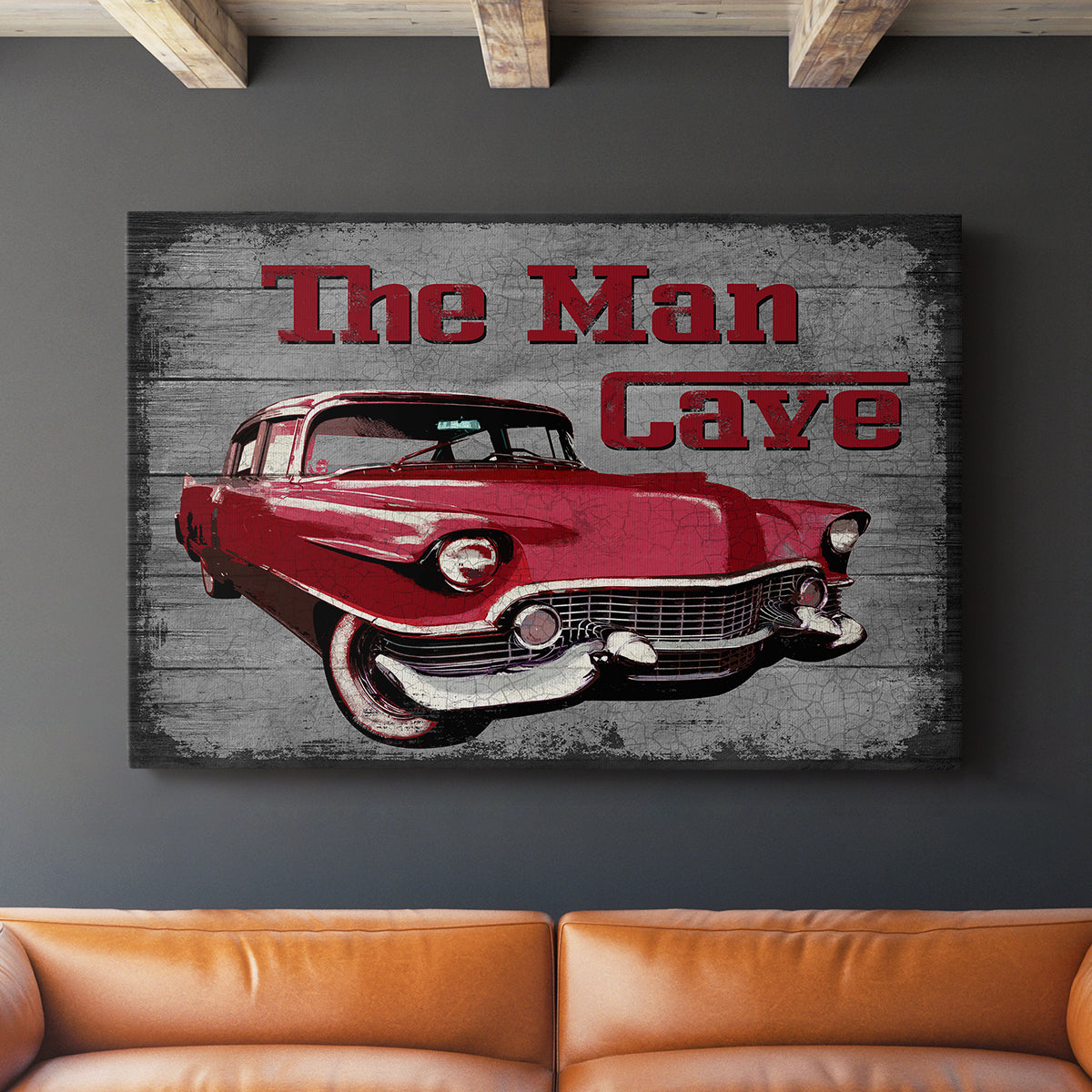 The Man Cave - Canvas Art Print