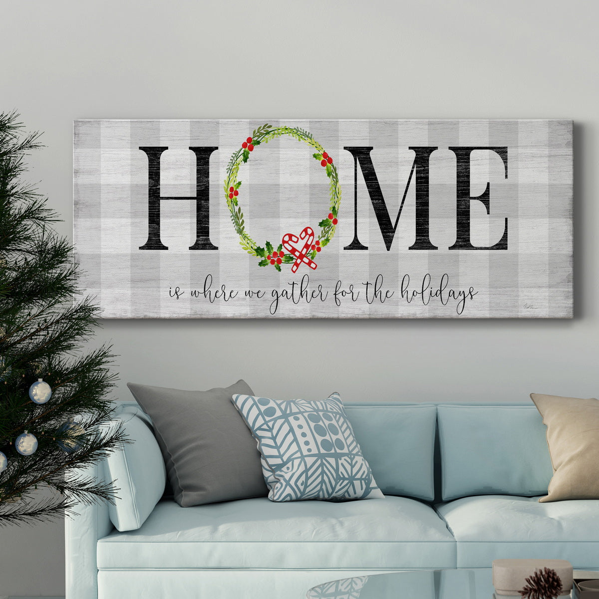 Gather for the Holidays Premium Gallery Wrapped Canvas - Ready to Hang