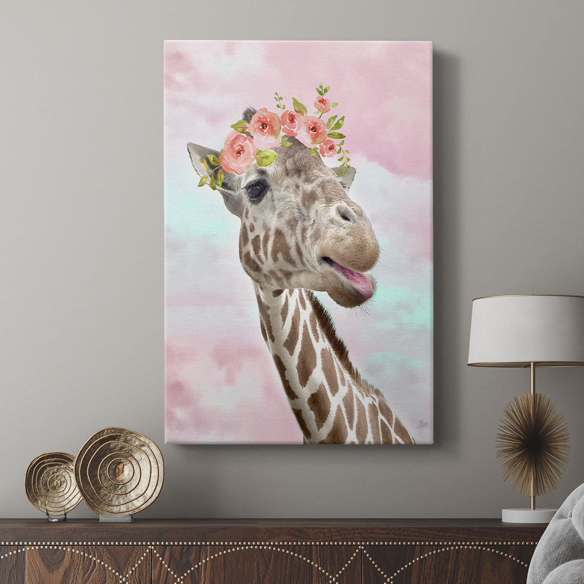 Floral Fun I - Canvas Art Print