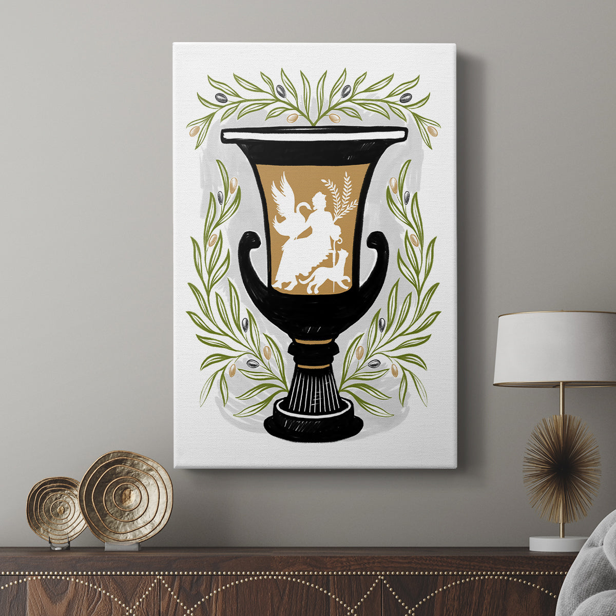 Greek Vases I - Canvas Art Print