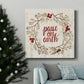 Rustic Christmas V-Premium Gallery Wrapped Canvas - Ready to Hang