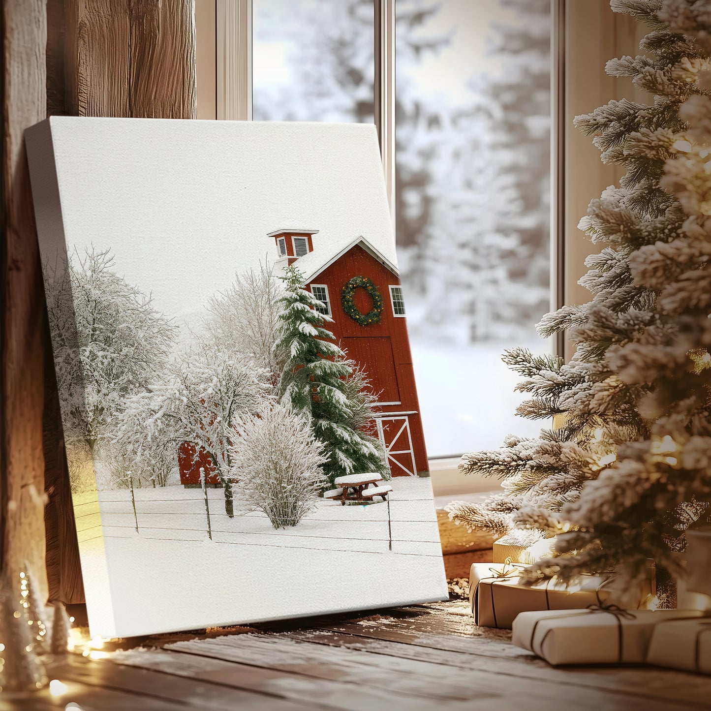 Frostlit Serenade - Canvas Art Print
