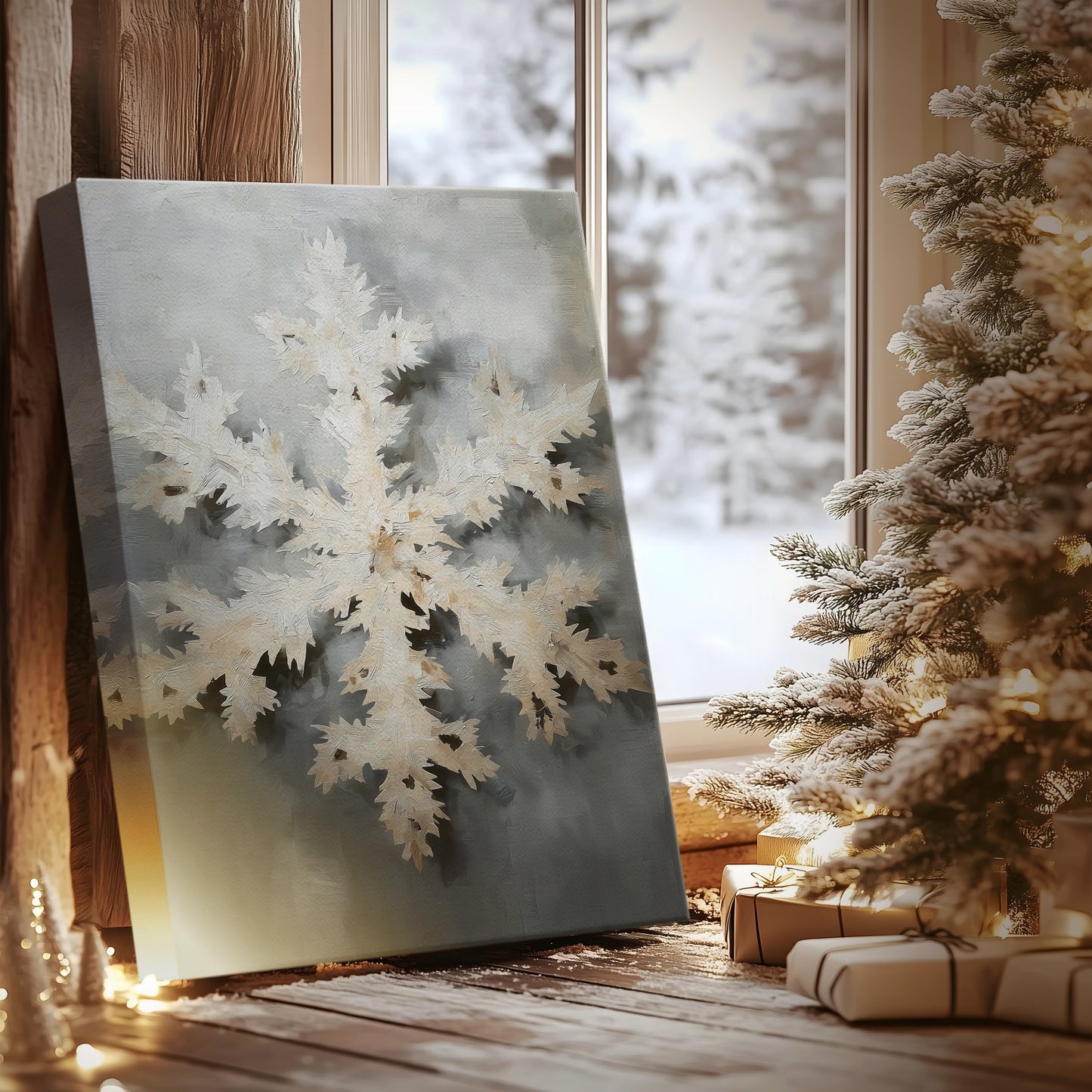 Quiet Lantern at Eve - Canvas Art Print