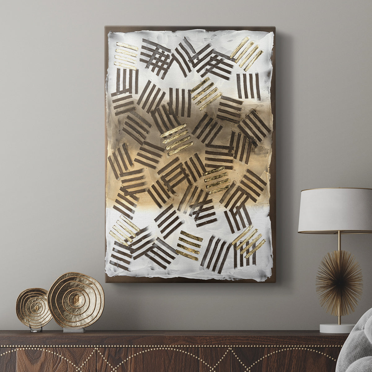 Raffia Palm II - Canvas Art Print