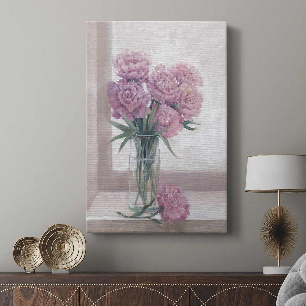 Windowsill Floral II - Canvas Art Print