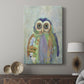 Fantastic Florals Owl - Canvas Art Print