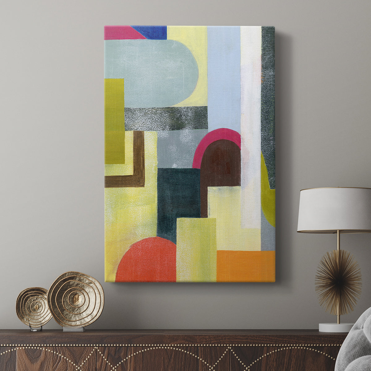 City of Rainbows I - Canvas Art Print