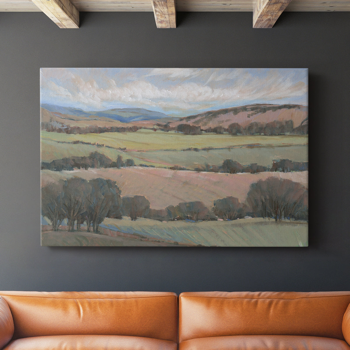 Hilly Countryside I - Canvas Art Print