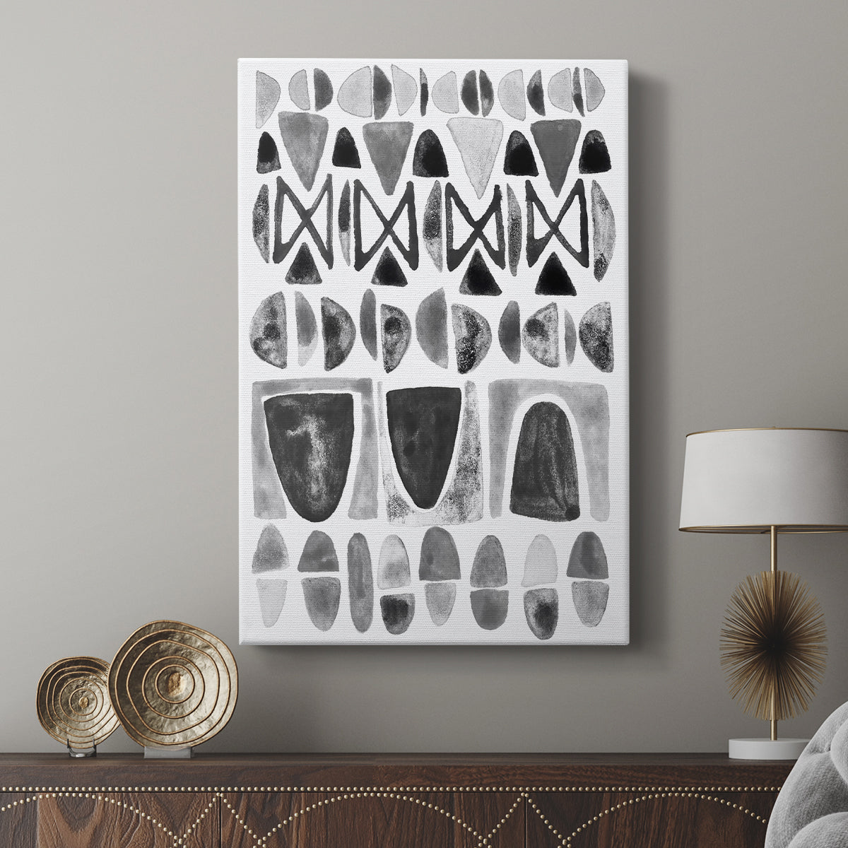 Grey Arches II - Canvas Art Print