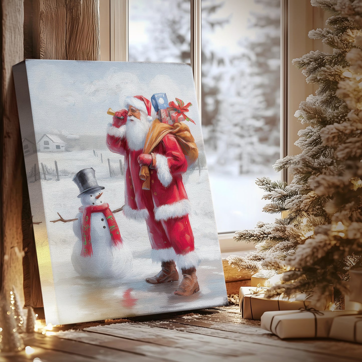 Silver Carol of Cathedral - Canvas Art Print