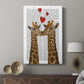 Giraffe Love - Canvas Art Print