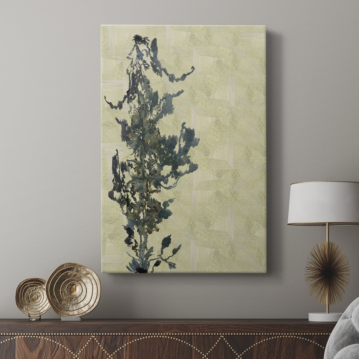 Chinoiserie 2 Tan II - Canvas Art Print