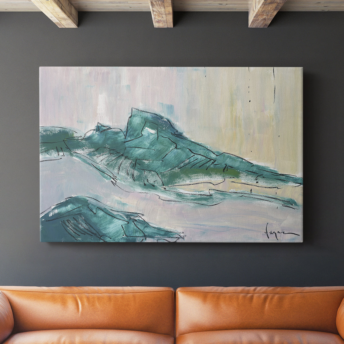 No tears for the Mountain - Canvas Art Print