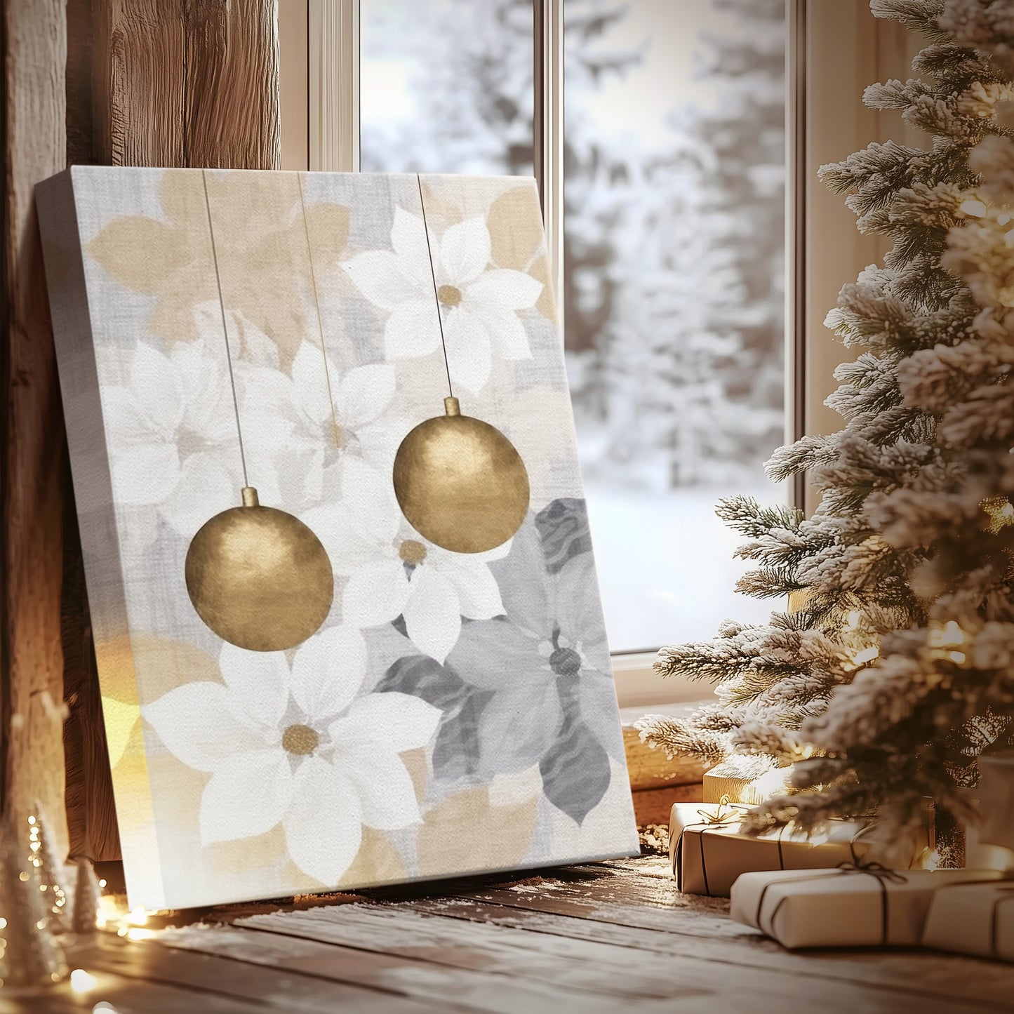 Silver Twilight Promise - Canvas Art Print