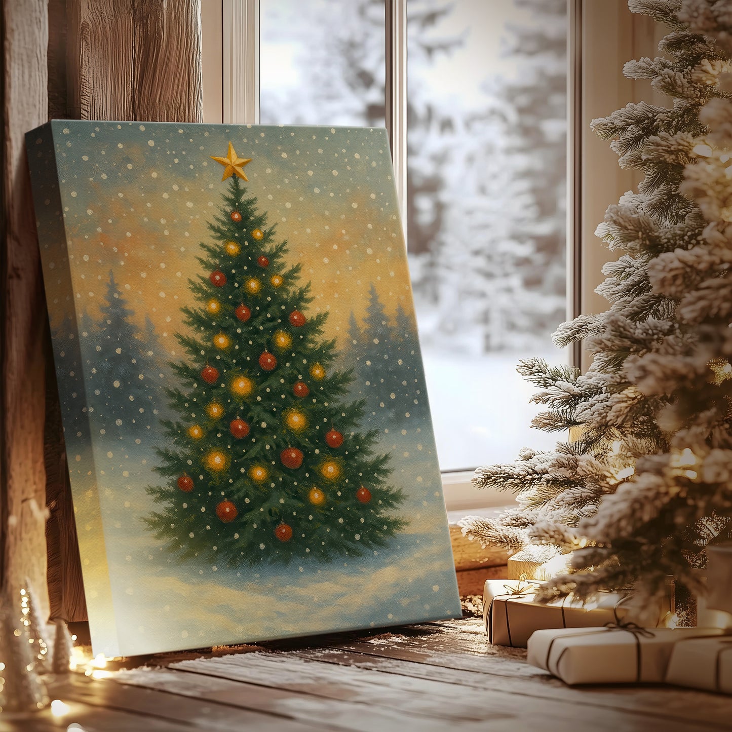 Woodland Promise of Star - Canvas Art Print