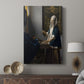 Canvas art print featuring a quiet scene with subtle symbolism and gentle tones displayed in a modern interior space.
