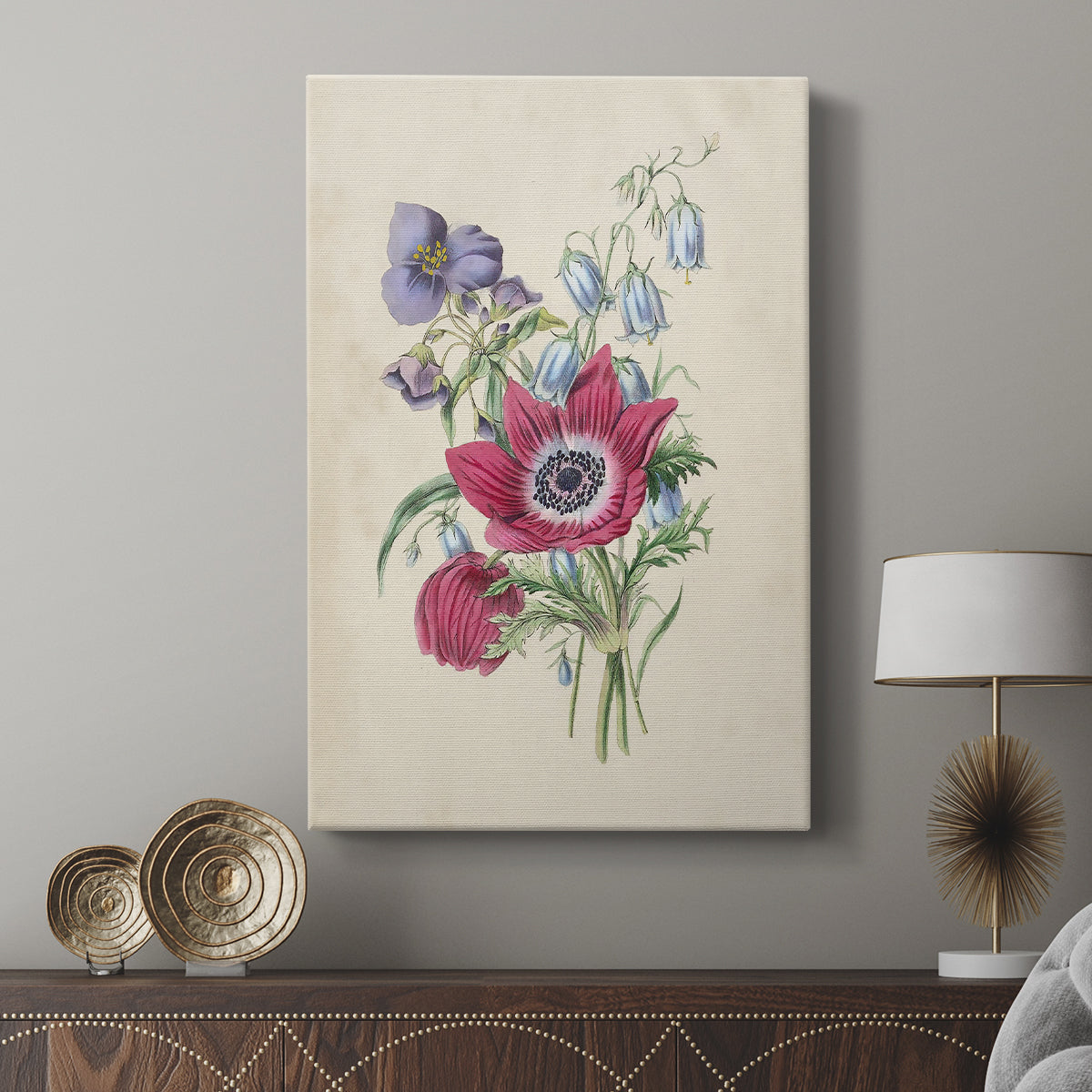 Antique Garden Bouquet I - Canvas Art Print
