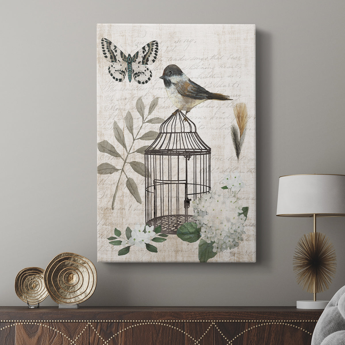 Vintage Menagerie II - Canvas Art Print