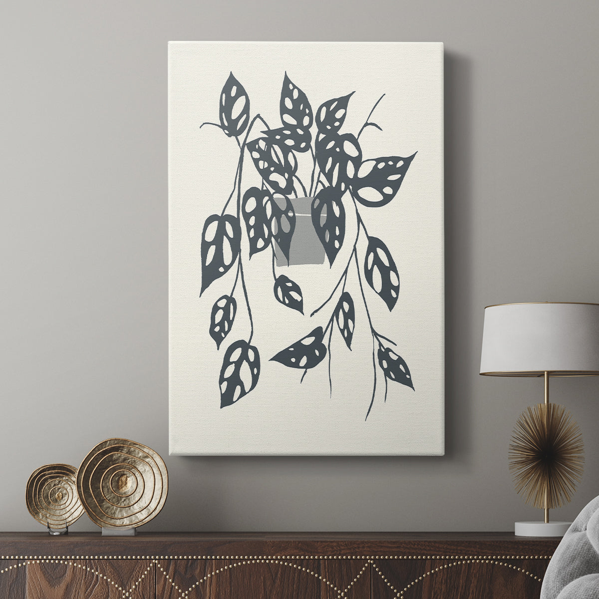 Growing Leaves V - Canvas Art Print