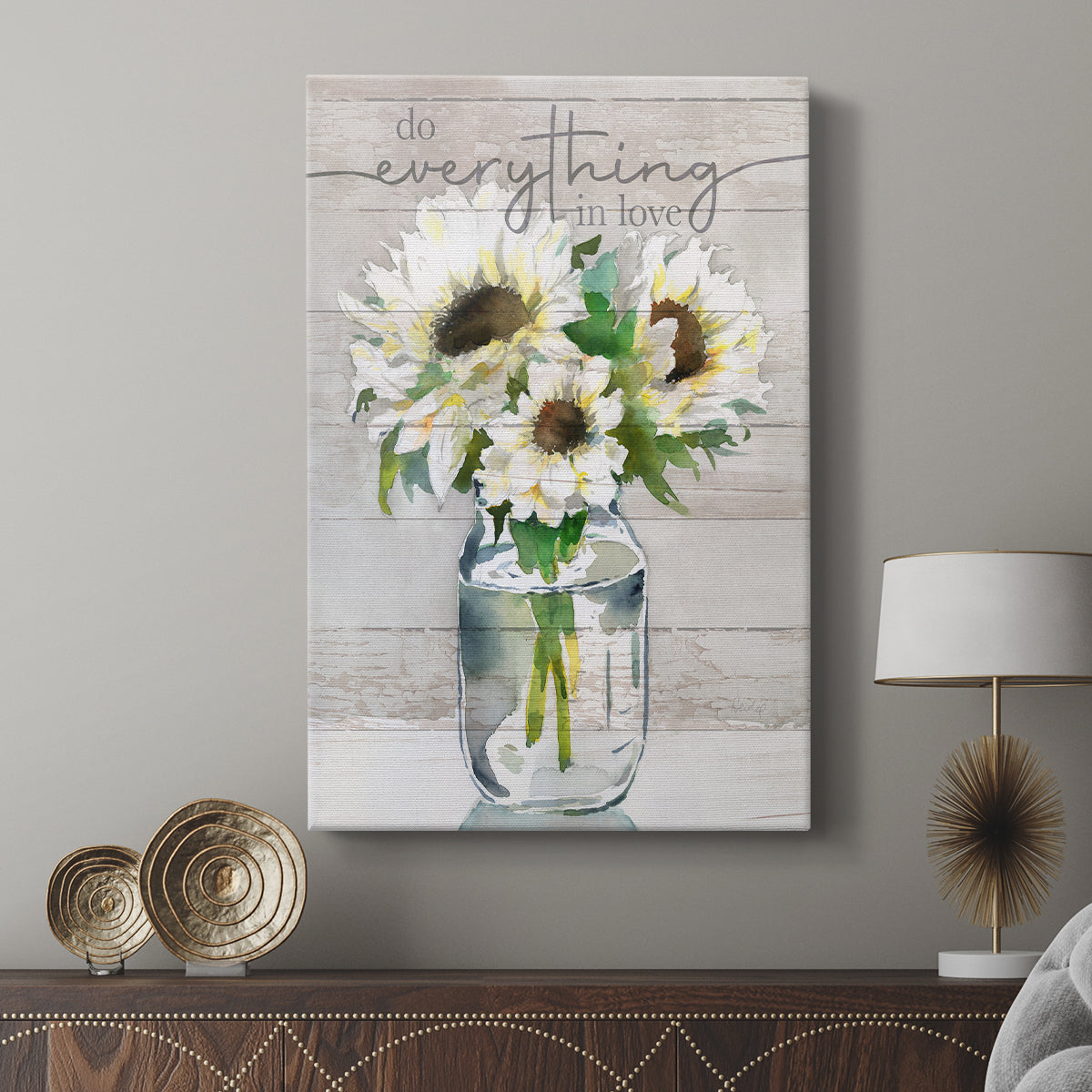 Do Everything In Love - Canvas Art Print