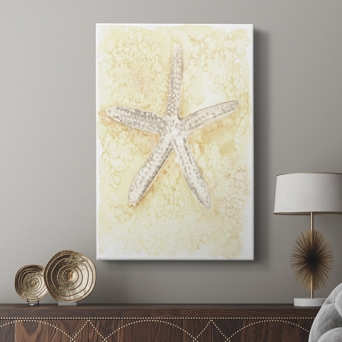 Salty Seashell I - Canvas Art Print