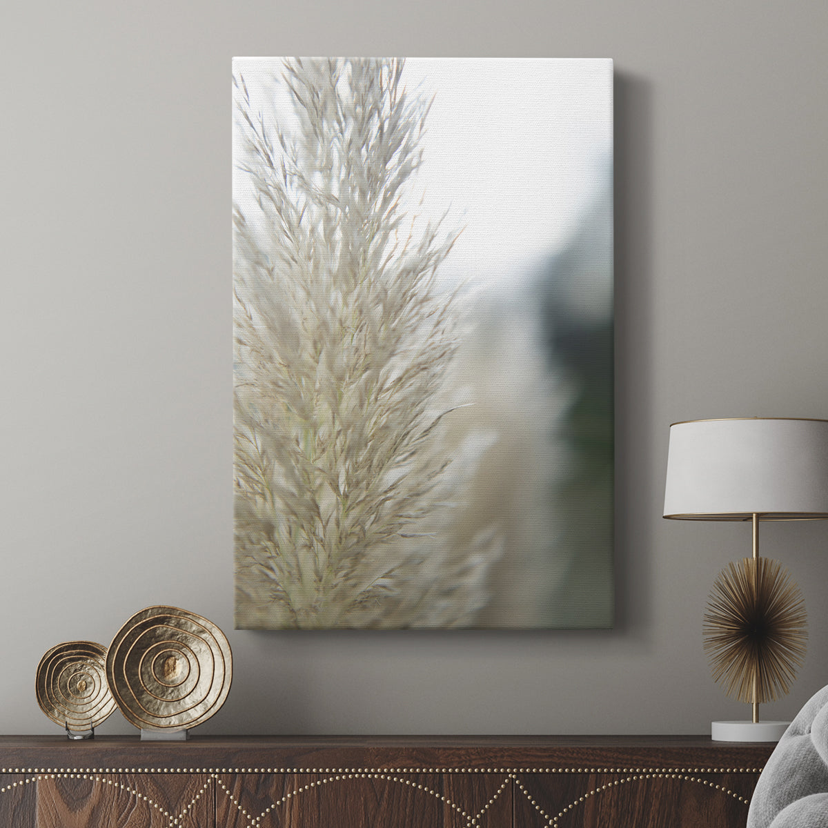 Subtle Grasses IV - Canvas Art Print