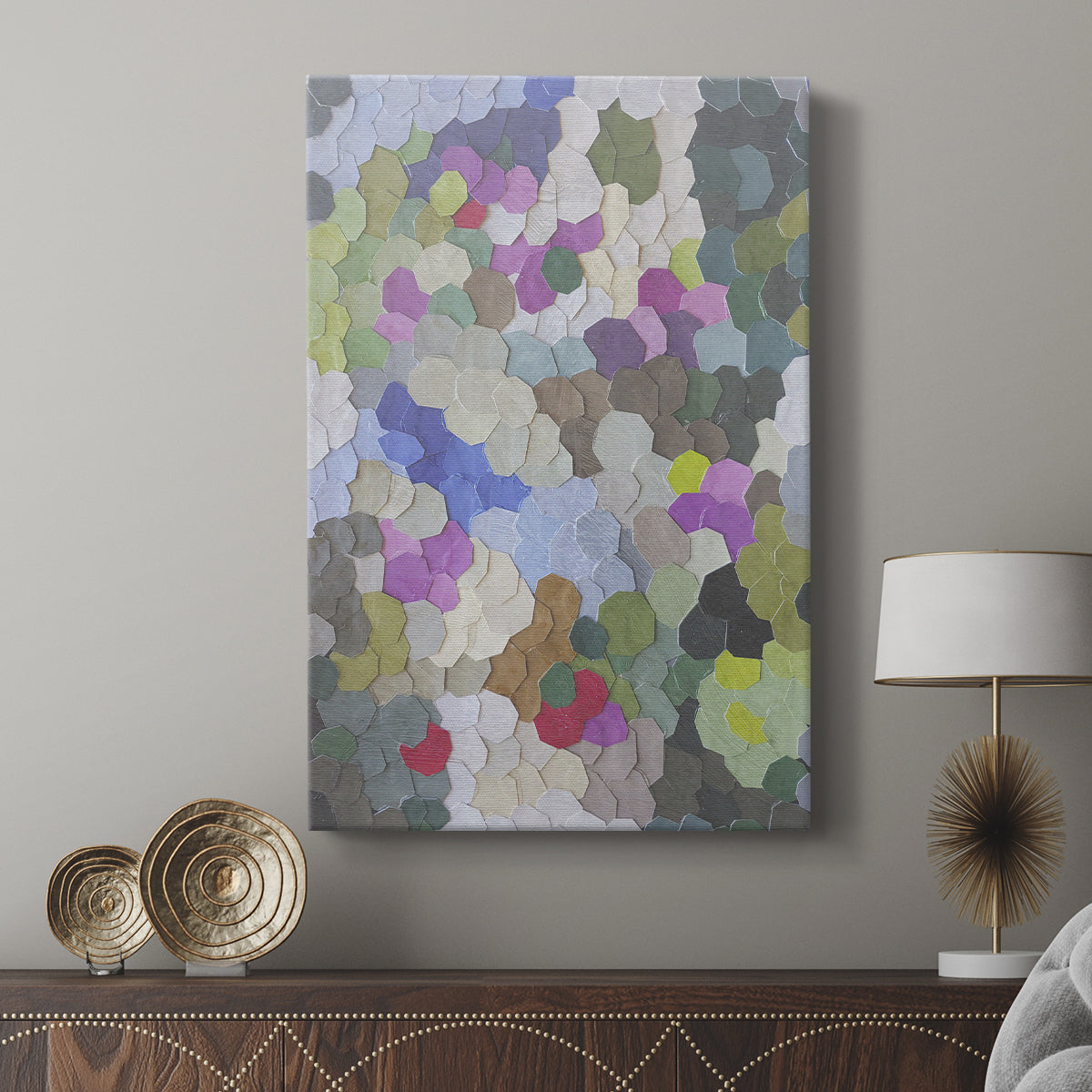 Monaco Hill Garden - Canvas Art Print