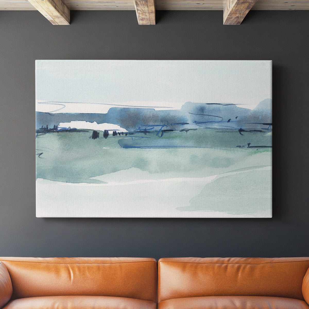 Ultramarine Vista I - Canvas Art Print