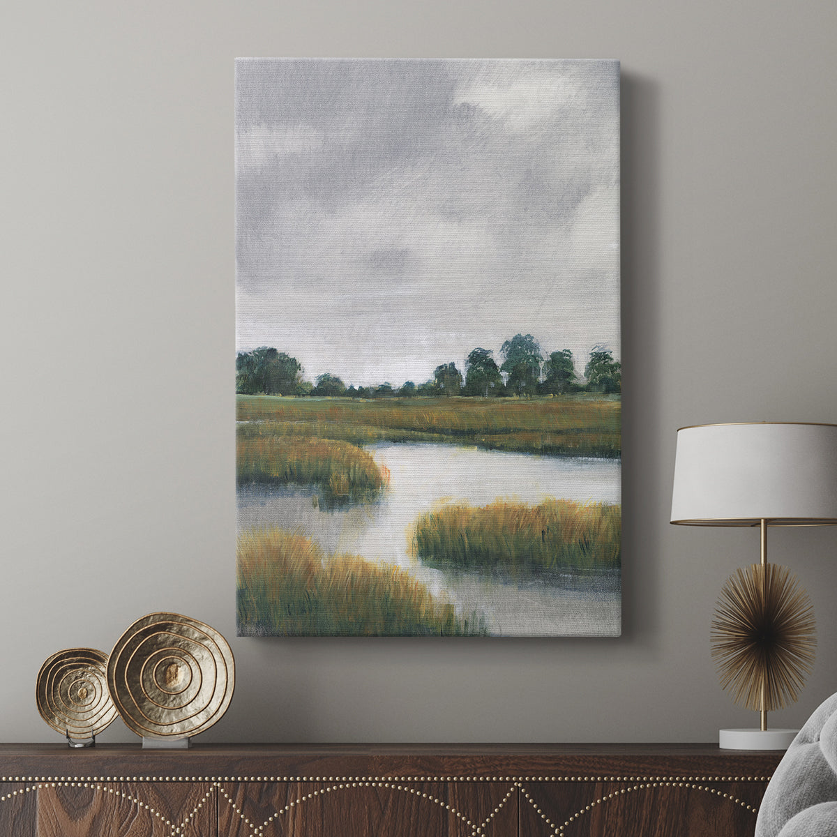Salt Marshes II - Canvas Art Print