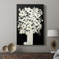 Floral Silhouette - Canvas Art Print