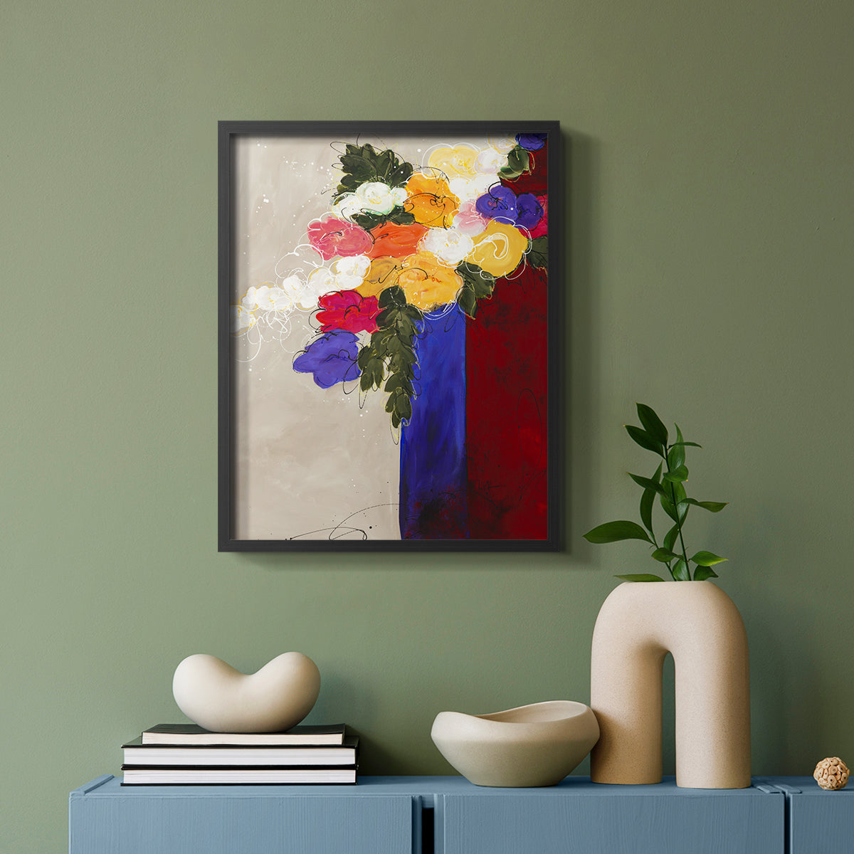 For Me - Restickable Framed Art Print