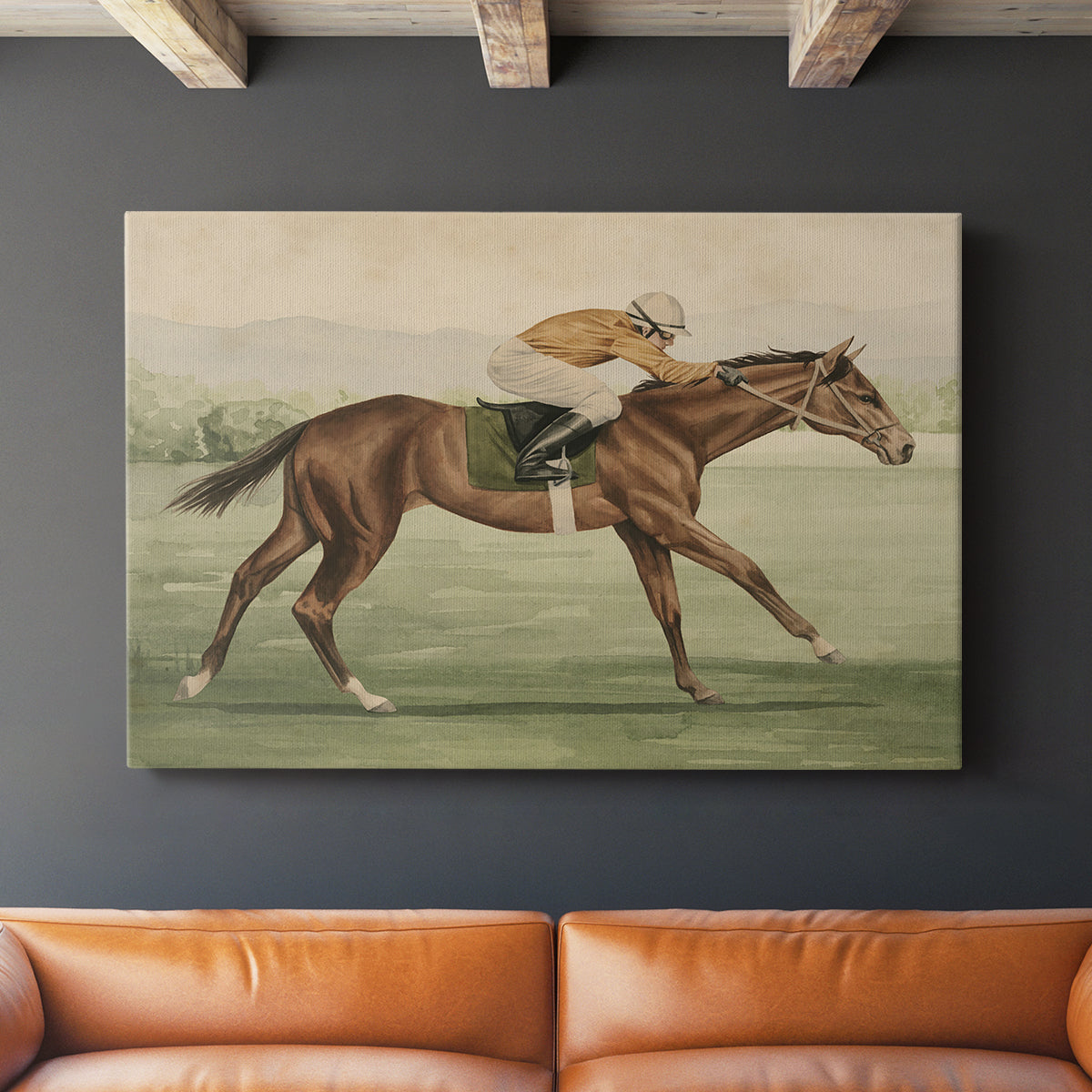 Vintage Equestrian II - Canvas Art Print