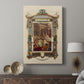 Canvas art print featuring a detailed scene with rich decoration and narrative elements displayed in a modern interior space.