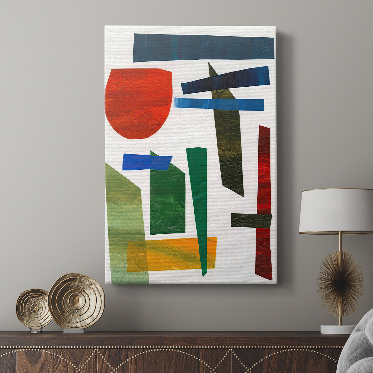 Colorful Shapes II - Canvas Art Print