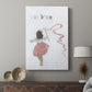 Girl Catching Wind - Canvas Art Print