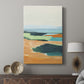 Aqua and Orange II - Canvas Art Print