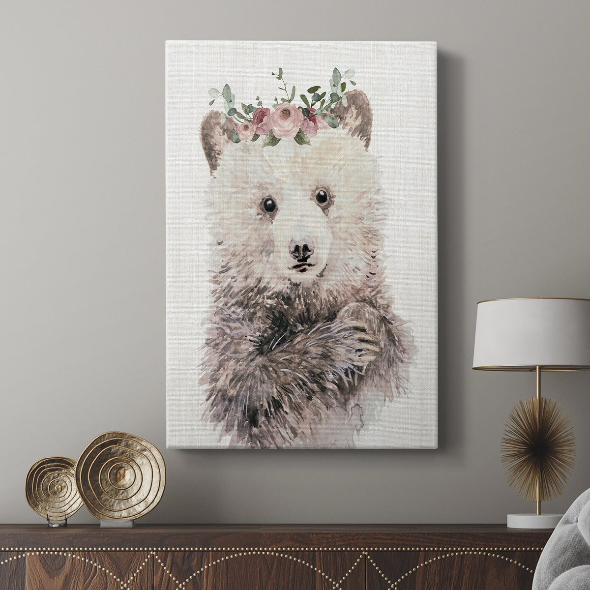 Dressy Cub - Canvas Art Print