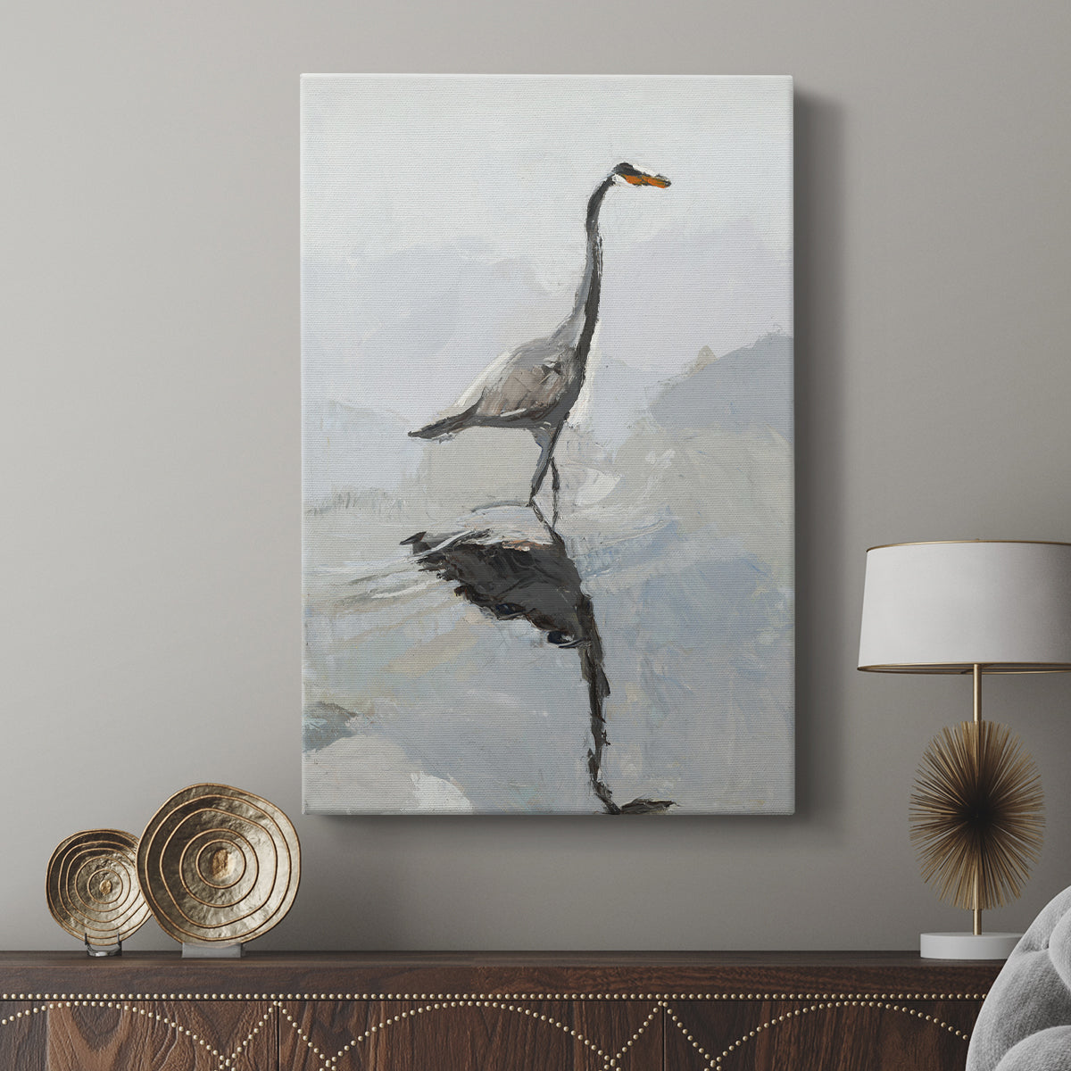 Heron - Canvas Art Print