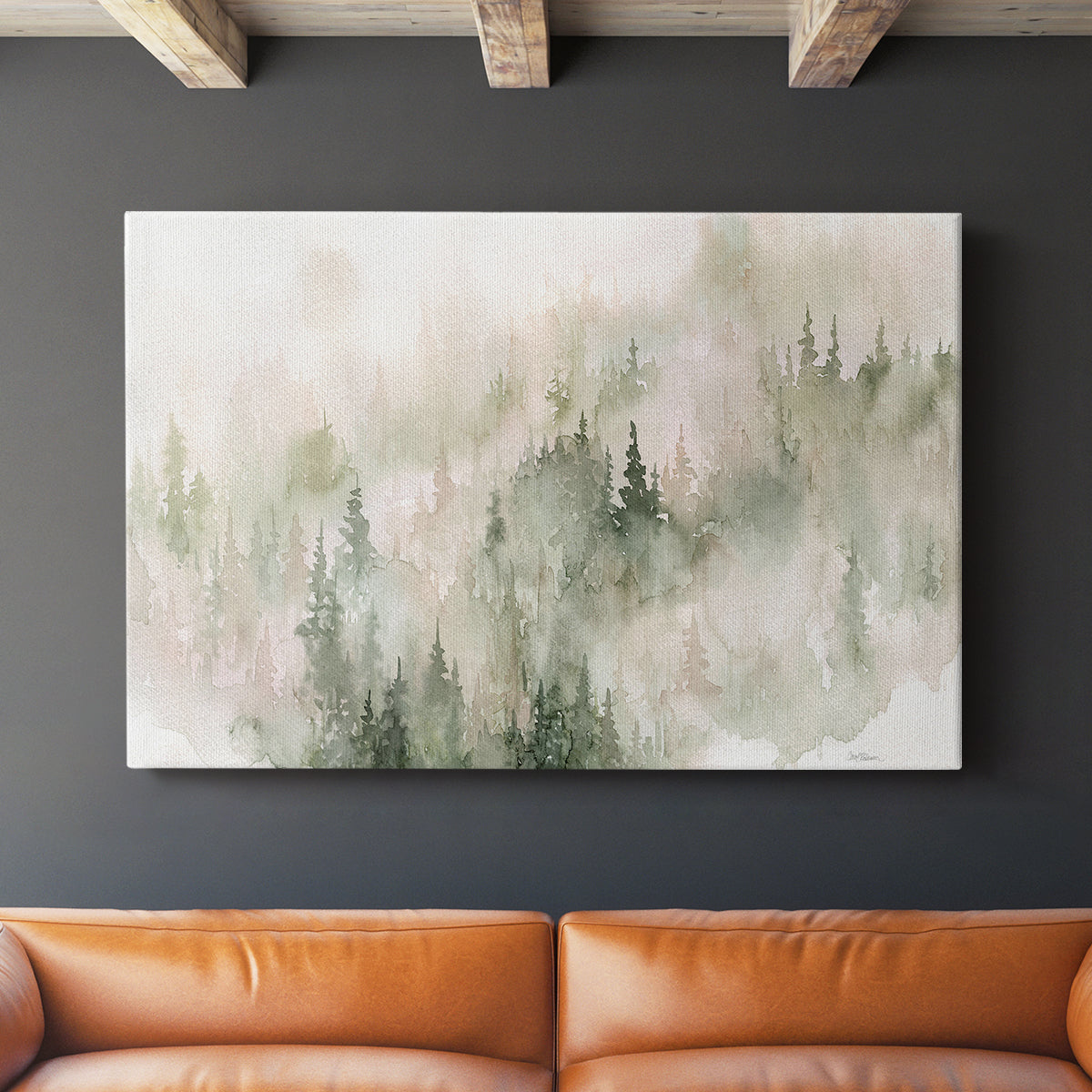 Misty Mountain Sides - Canvas Art Print