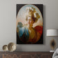 Canvas art print featuring a decorative composition with classical styling displayed in a modern interior space.