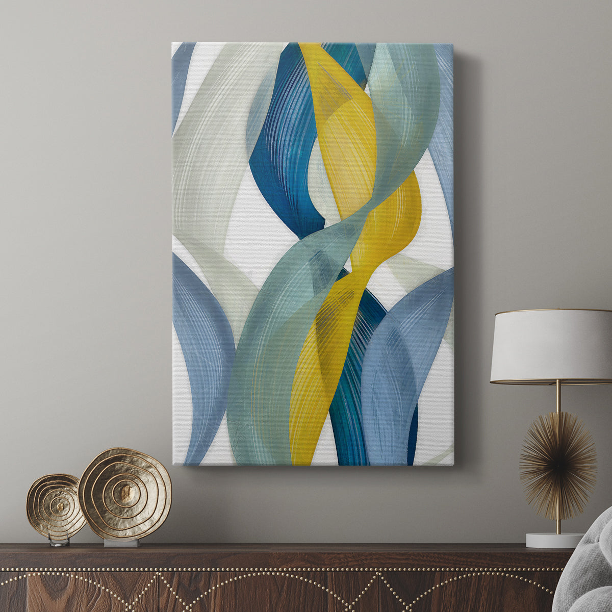 Horizontal Bands II - Canvas Art Print