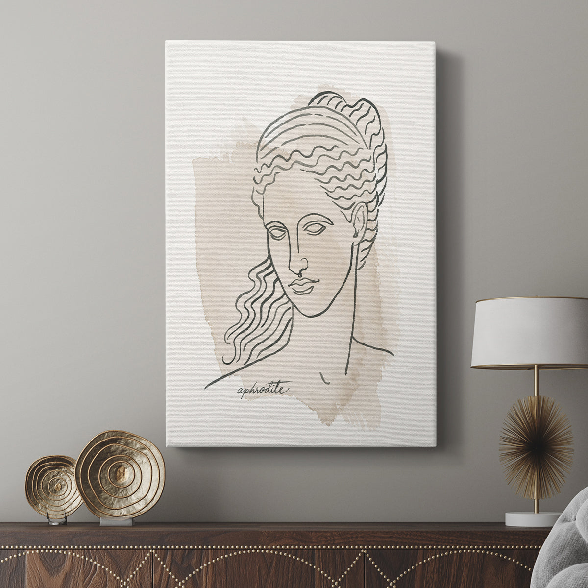 Greek Busts V - Canvas Art Print