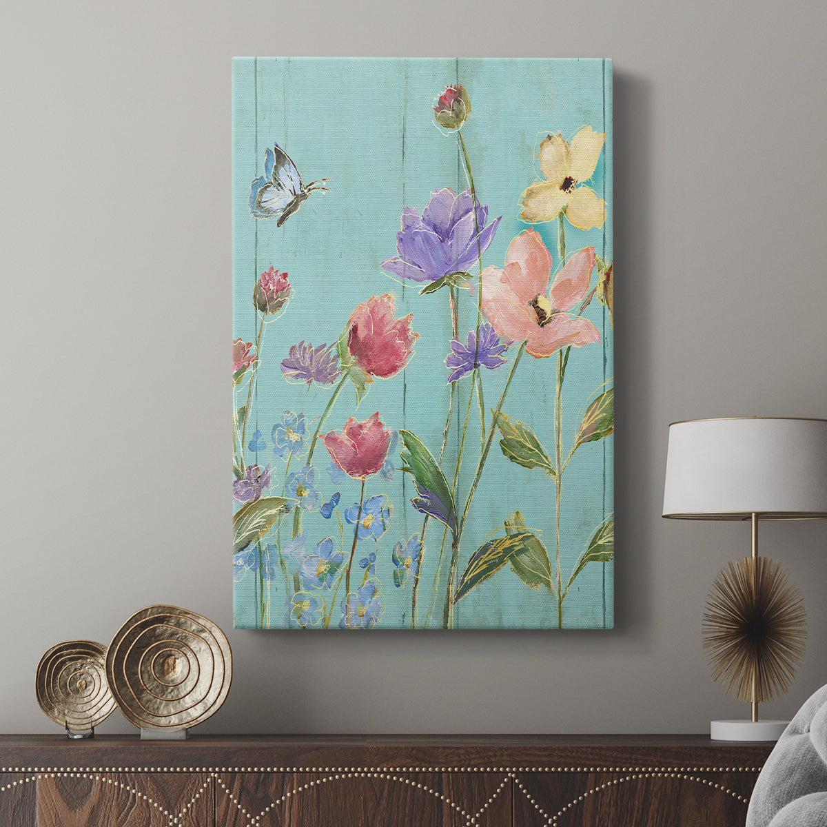 Wildflower Flutter III - Canvas Art Print