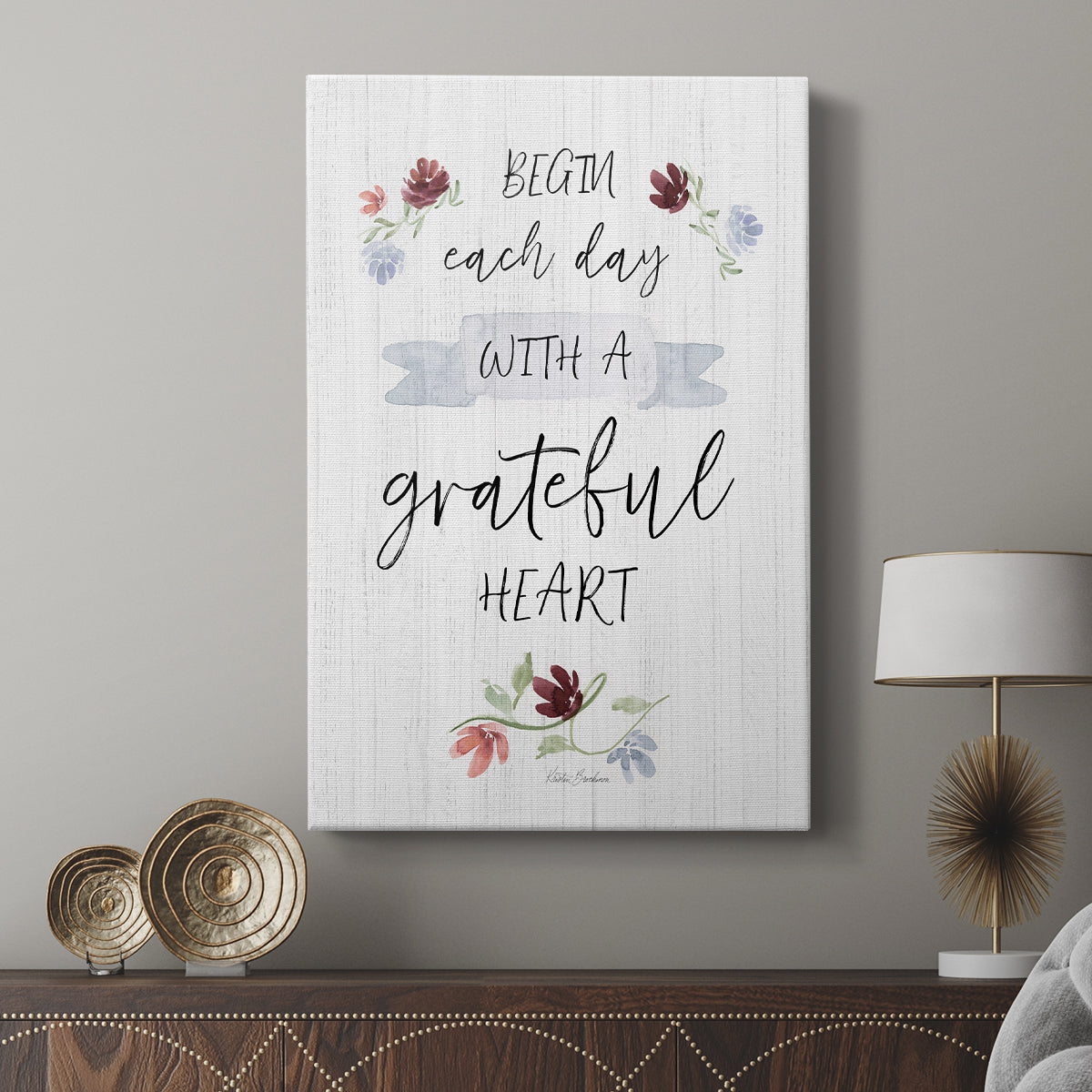 Grateful Heart - Canvas Art Print