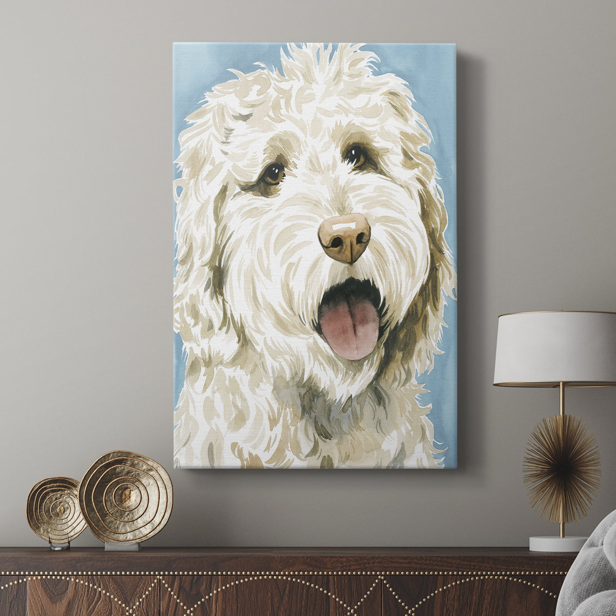 Labradoodle II - Canvas Art Print