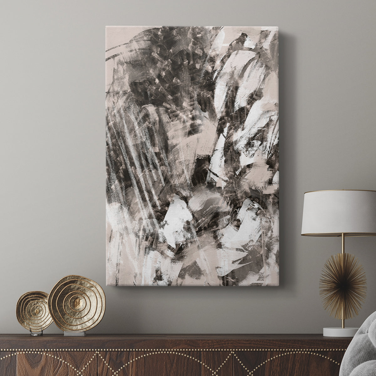 Blush Blackboard I - Canvas Art Print